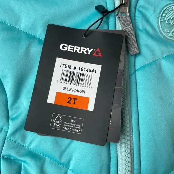 GERRY 3-in-1 Kids Puffer Systems Jacket - Coat/Fleece/Beanie 2T - Picture 3 of 9